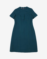 1960s Teal Shift Dress - S