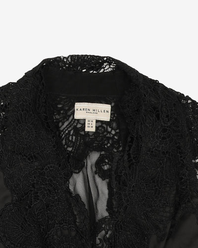 Karen Millen Black Evening Dress - S