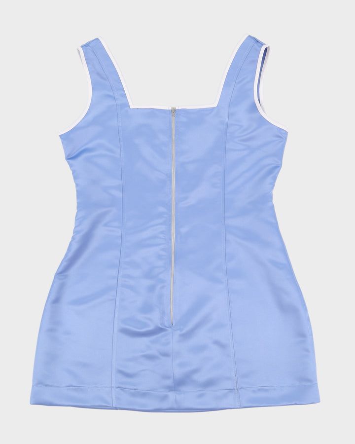 Rokit Originals Satin Blue Mimi Dress - L