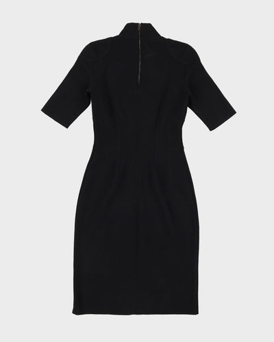Prada Black Knitted Pencil Midi Dress - XS / S