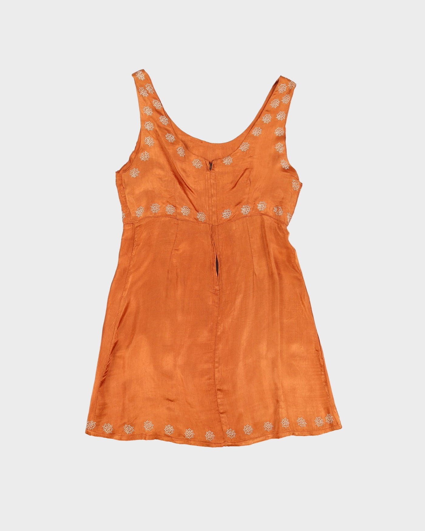 1990s Copper Mini Dress - S