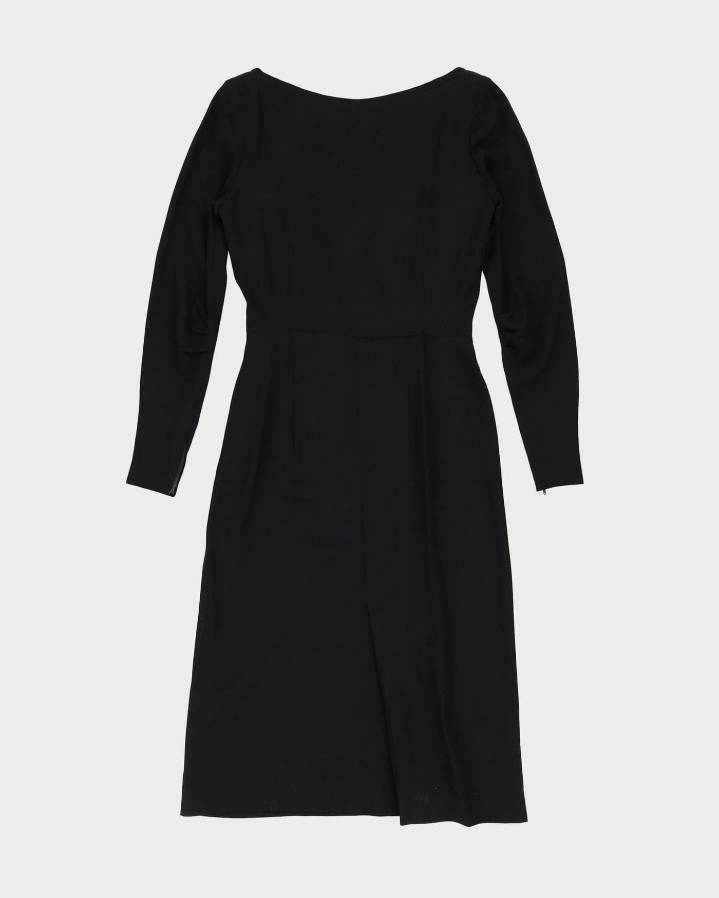 1950s Black Evening Dress - S