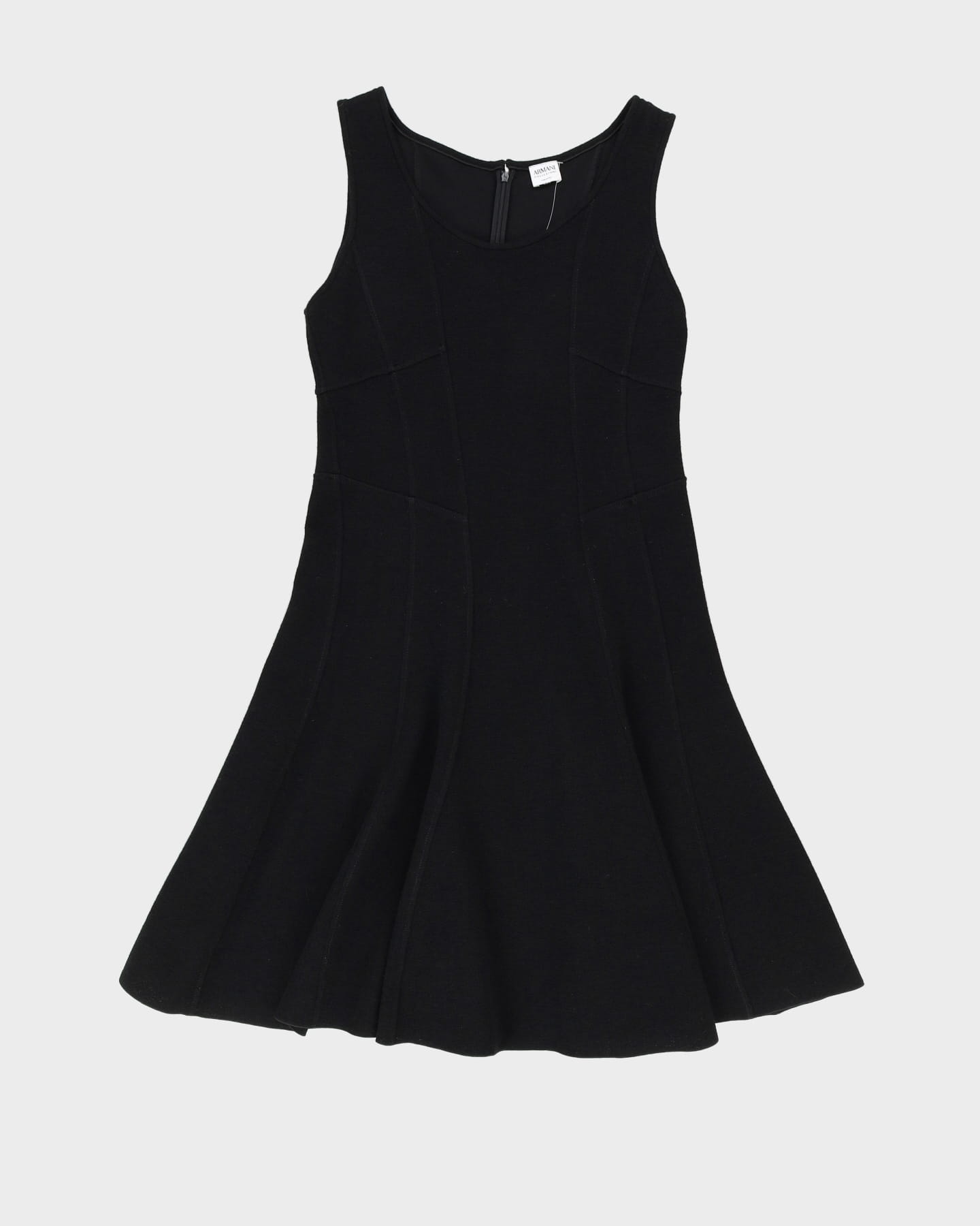 Armani Collezioni Black Wool Dress - S