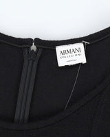 Armani Collezioni Black Wool Dress - S