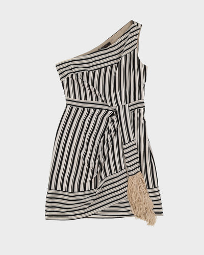 BCBG MaxAzria Asymmetric Silk Dress - M