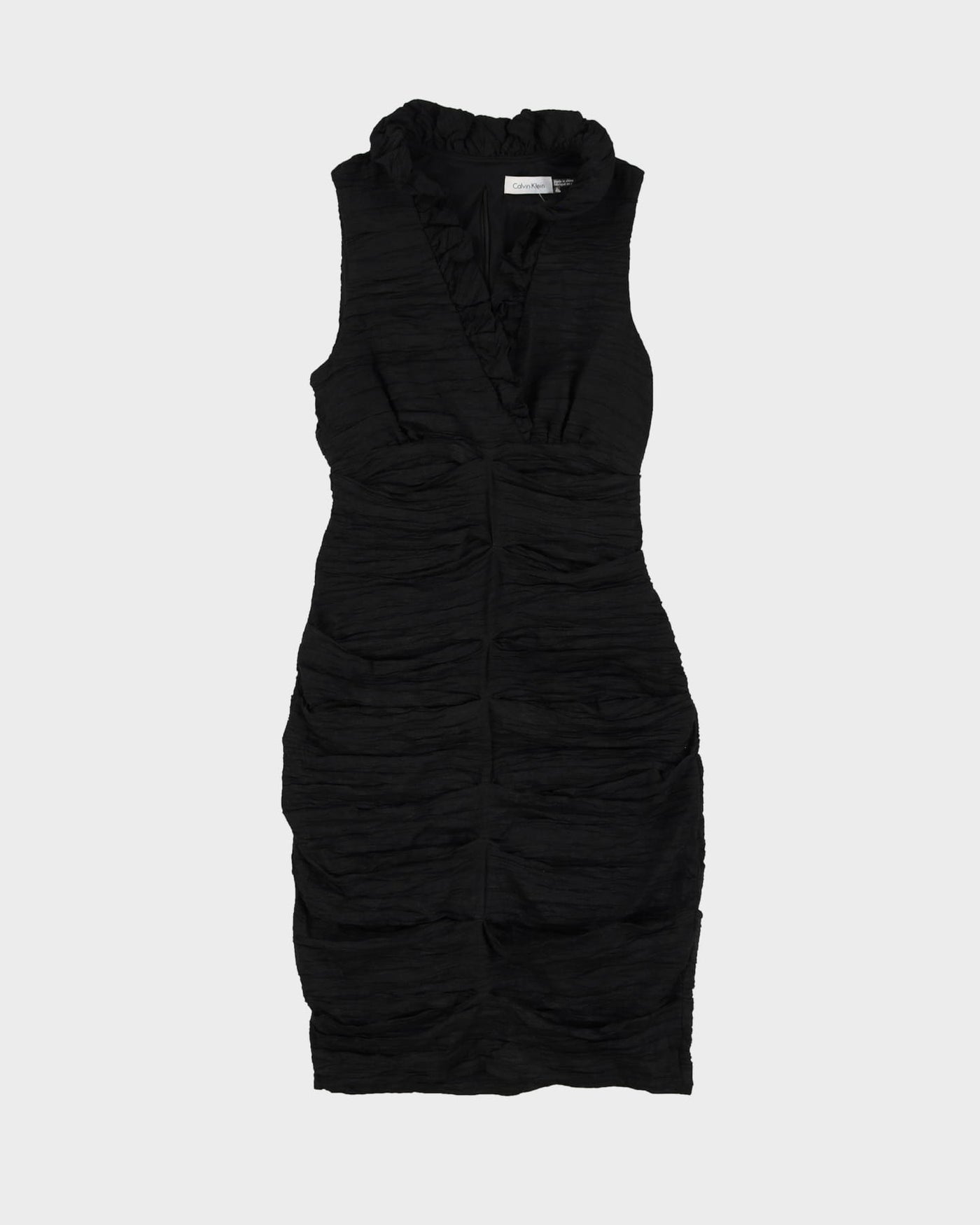 Calvin Klein Black Sleeveless Dress - S