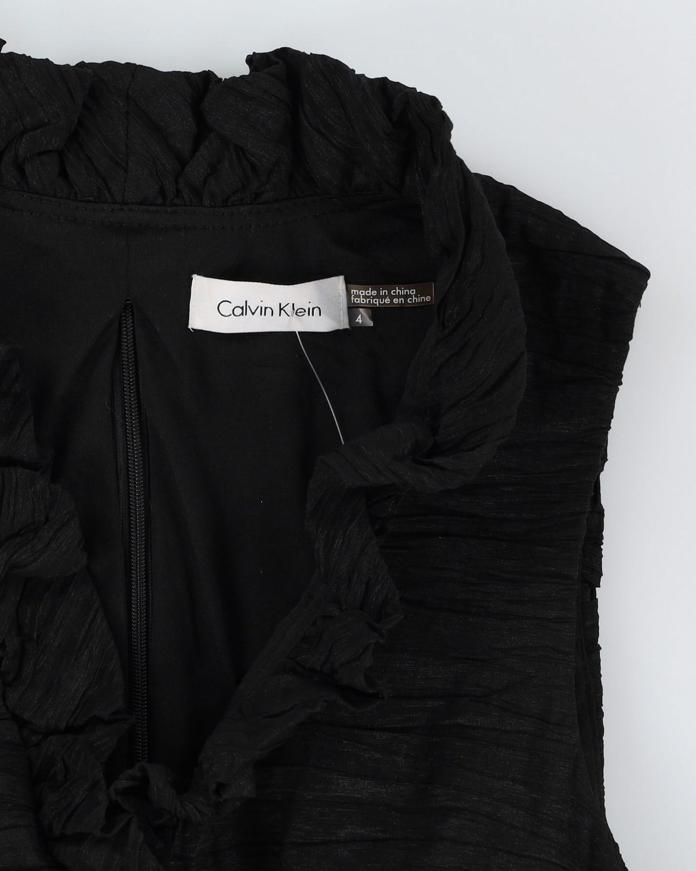 Calvin Klein Black Sleeveless Dress - S