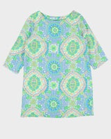 Tommy Hilfiger Green Paisley Patterned Shift Dress - M