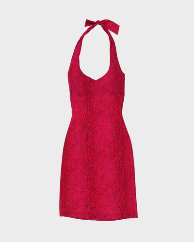 Y2K Guess Purple Halter Dress - S