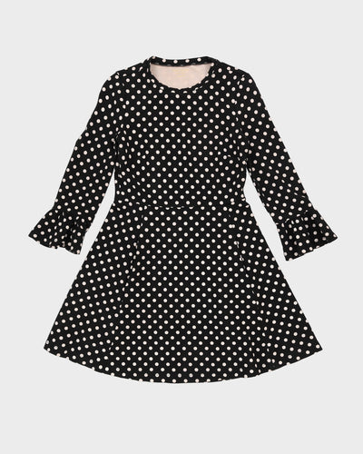 Kate Spade Black Polka Dot Dress - S