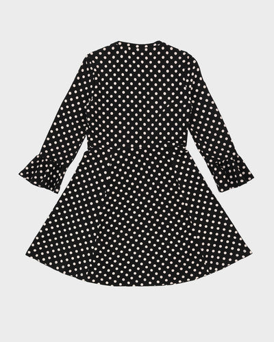 Kate Spade Black Polka Dot Dress - S