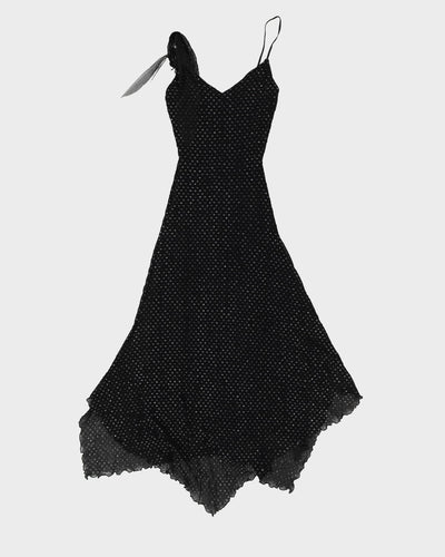 Betsey Johnson Silvery Black Sleeveless Evening Dress - XS / S