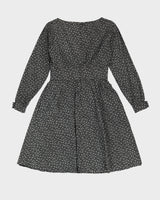 Maria Westerlind Black Floral Midi Dress - XS