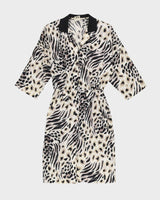 00s Animal Print Patterned Dress - S