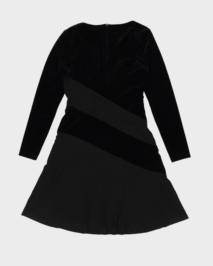 Lauren Ralph Lauren Black Velvet Evening Dress - S