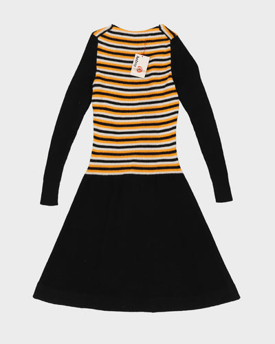 1970s Deadstock Audrey Knitted Dress - XS