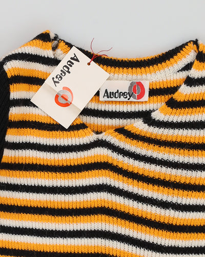 1970s Deadstock Audrey Knitted Dress - XS