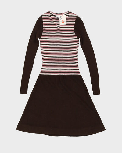 1970s Deadstock Audrey Knitted Dress - XS