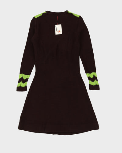 1970s Deadstock Audrey Knitted Dress - XS