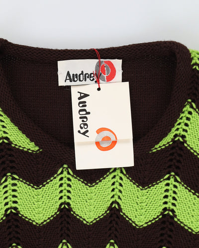 1970s Deadstock Audrey Knitted Dress - XS
