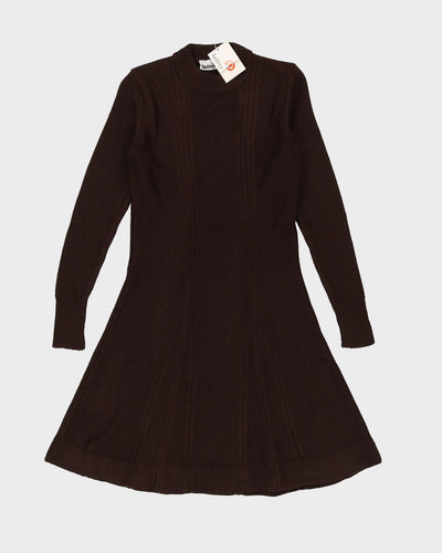 1970s Deadstock Audrey Knitted Dress - XS
