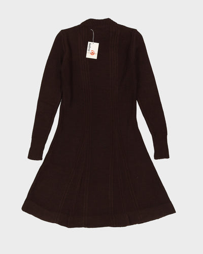 1970s Deadstock Audrey Knitted Dress - XS