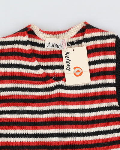 1970s Deadstock Audrey Knitted Dress - XS