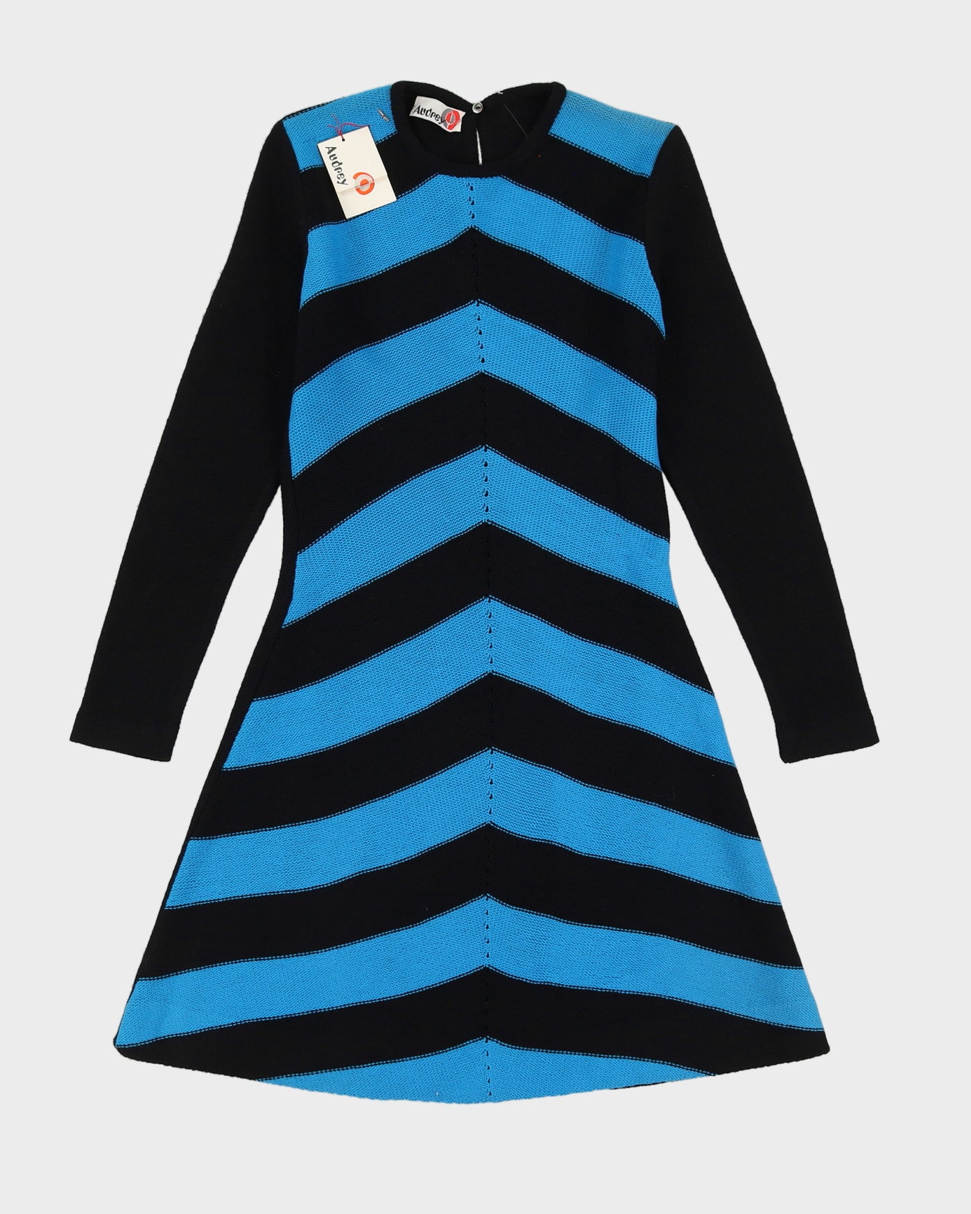 1970s Deadstock Audrey Knitted Dress - XS
