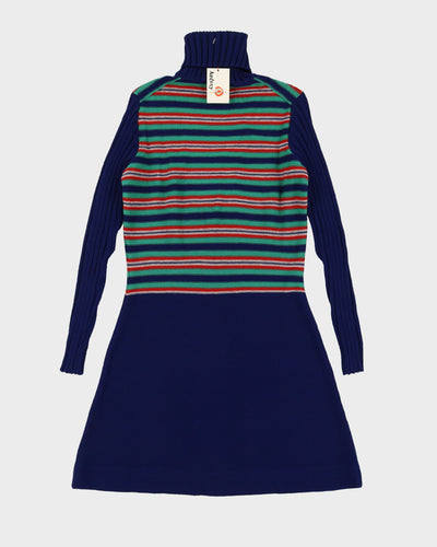 1970s Deadstock Audrey Knitted Dress - XS