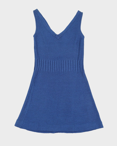 1970s Deadstock Audrey Knitted Dress - S