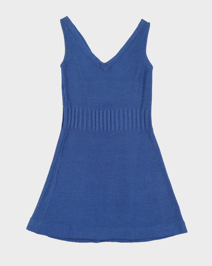 1970s Deadstock Audrey Knitted Dress - S