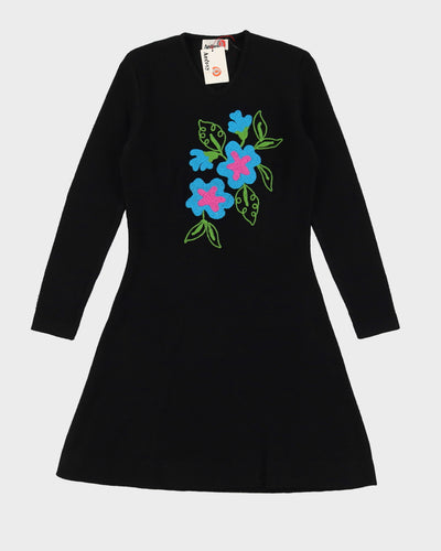 1970s Deadstock Audrey Knitted Dress - S