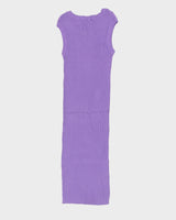 Deadstock Sisley Purple Knitted Dress - XS