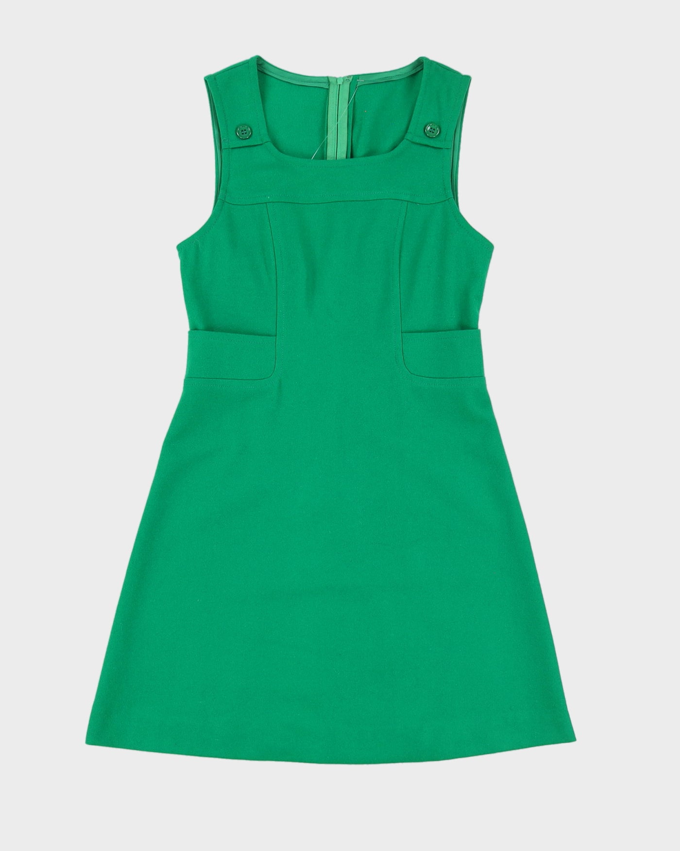 Deadstock Premiere Green Sleeveless Dress - XS