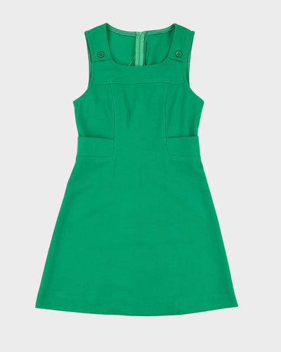 Deadstock Premiere Green Sleeveless Dress - XS