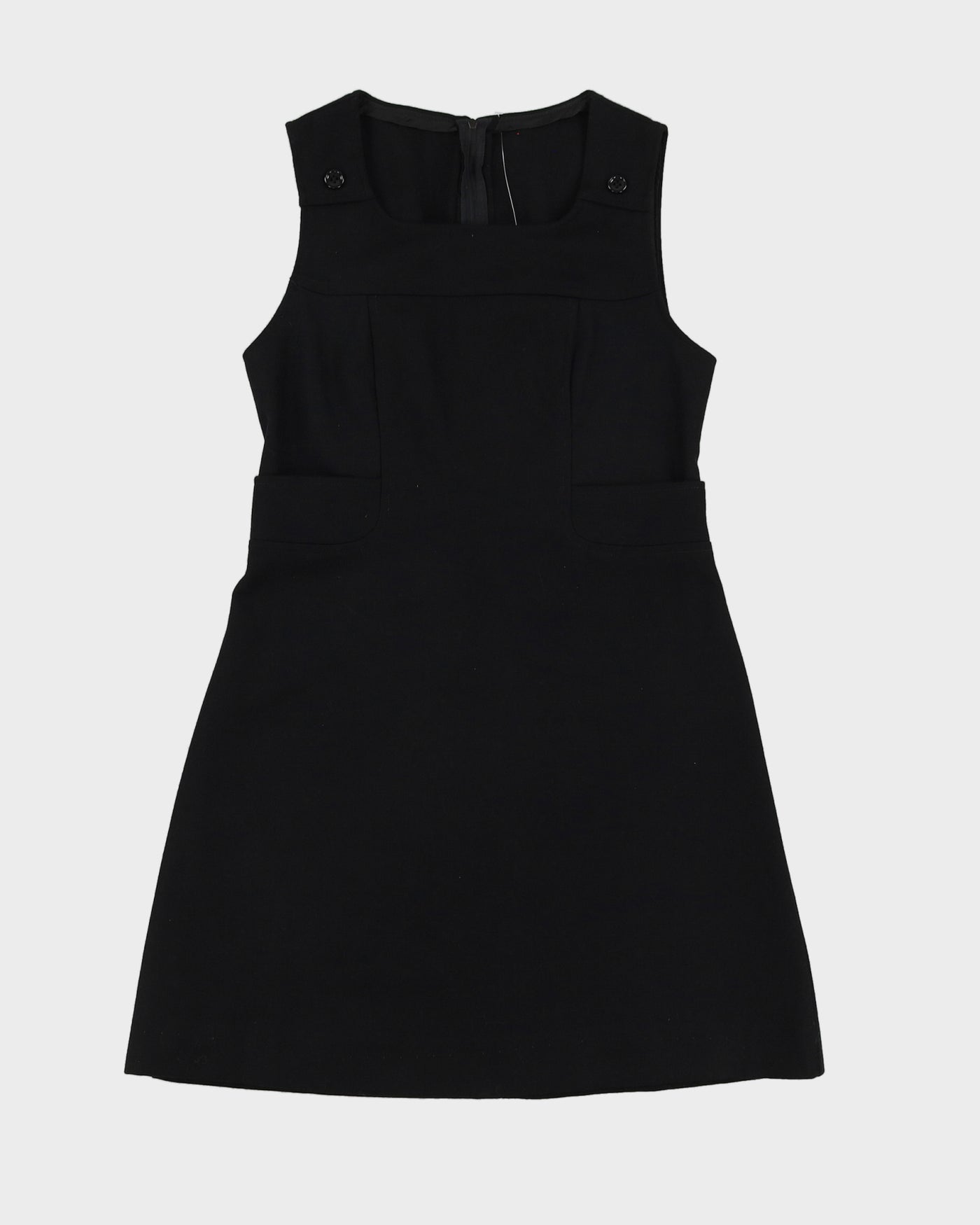 Deadstock Premiere Black Sleeveless Dress - S