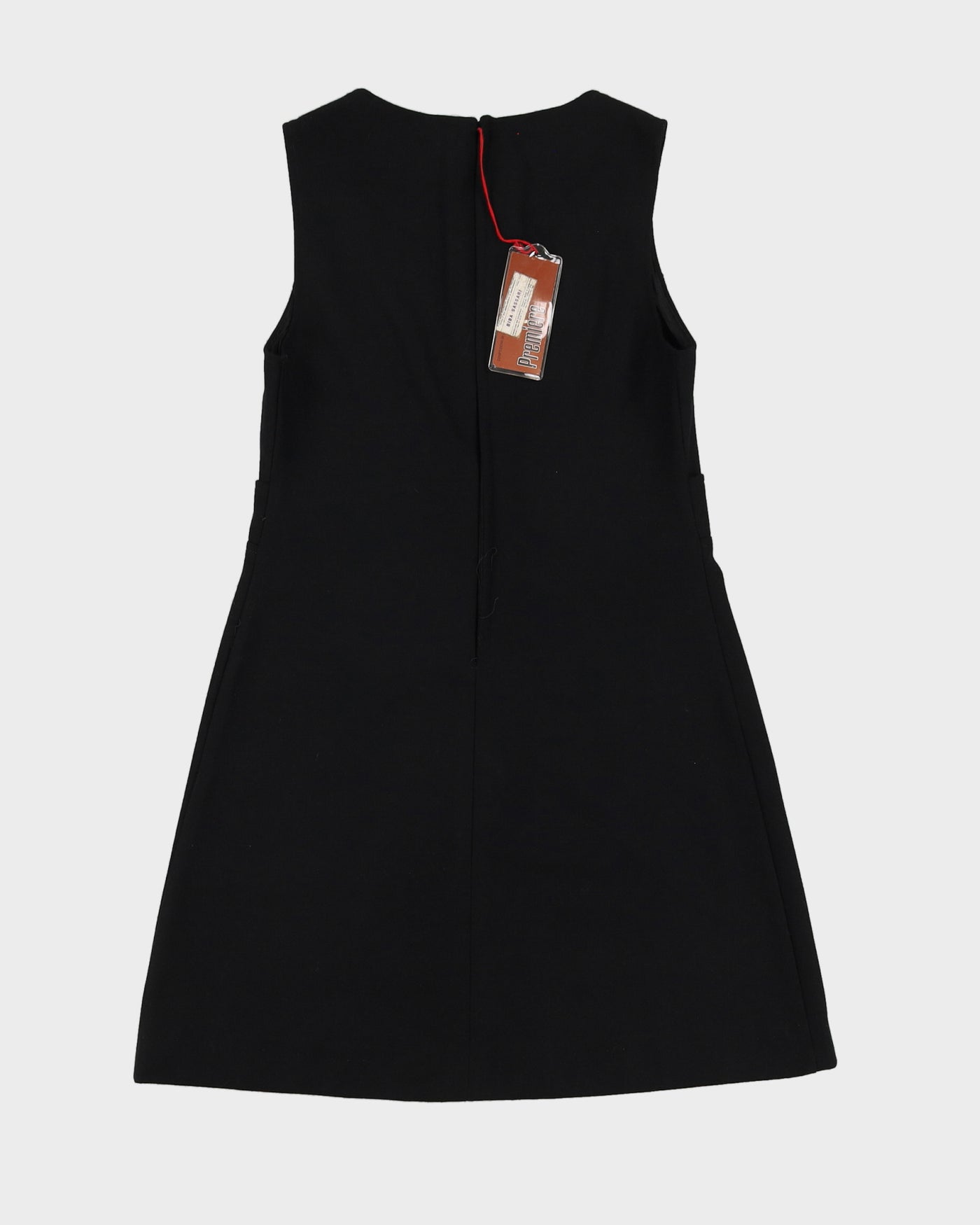 Deadstock Premiere Black Sleeveless Dress - S
