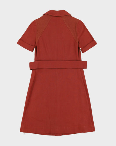 Deadstock Miba Brown Dress - S