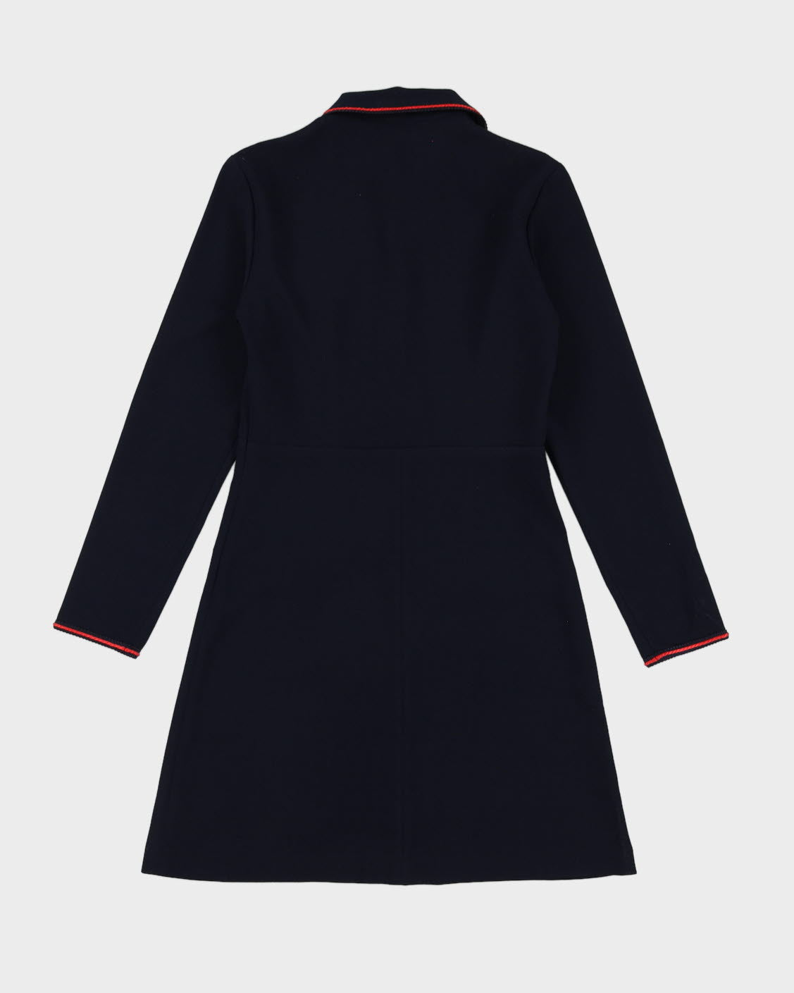 Sandro Paris Navy Blue Tea Dress - S