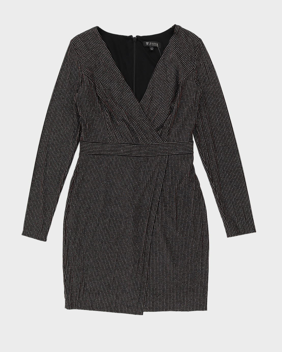 Guess Metallic Striped Party Dress - M