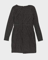 Guess Metallic Striped Party Dress - M