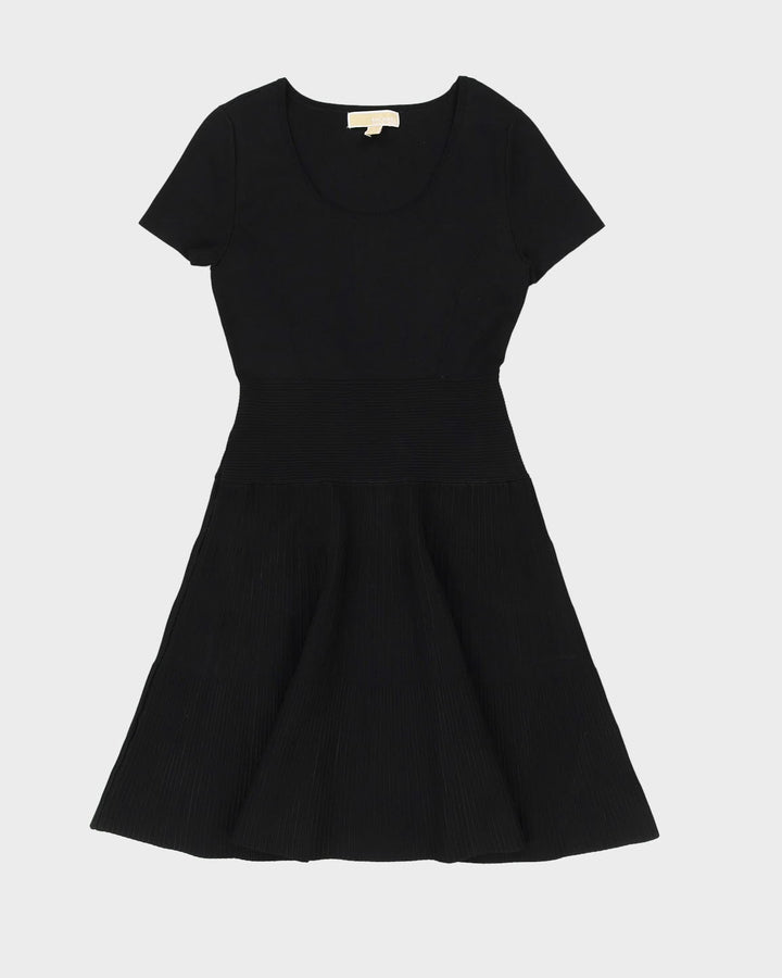 Michael Kors Black Skater Dress - S Rokit Michael Kors Black Skater Dress - S Rokit