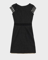 Tory Burch Grey Knitted Sequinned Dress - S