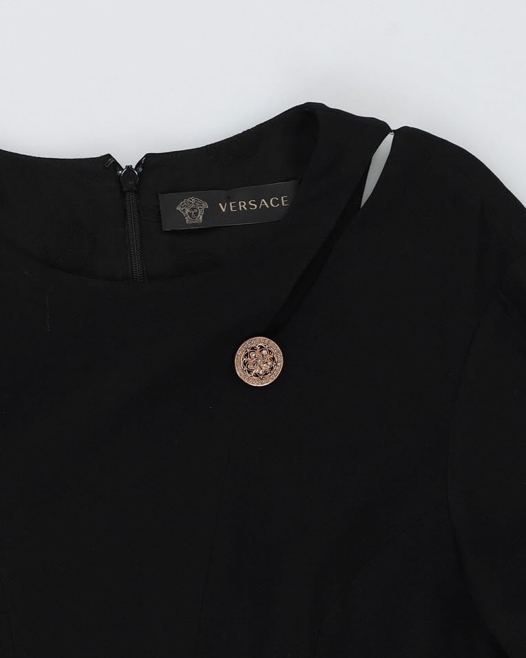 Versace Black Dress - M