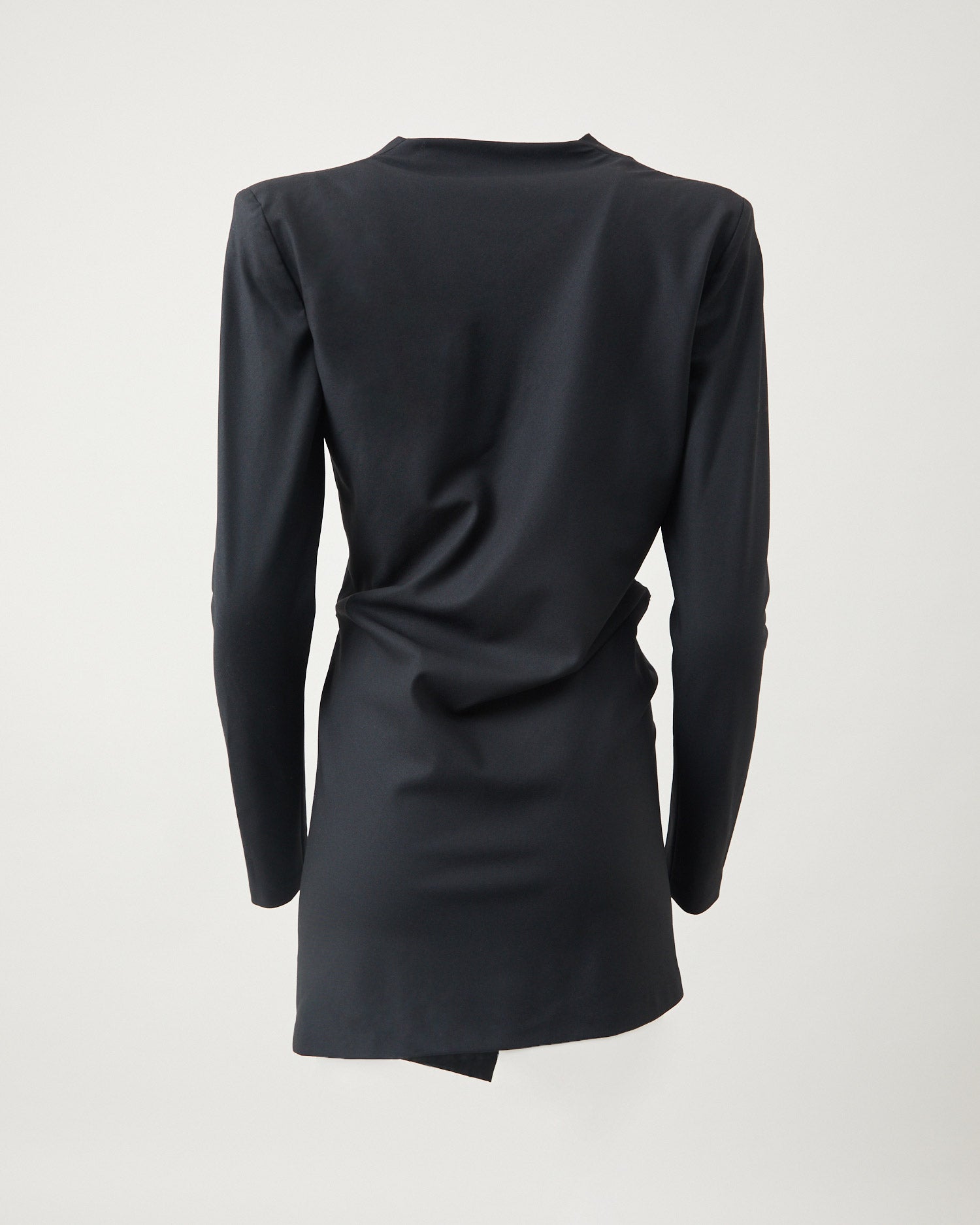 Gucci Black Wrap Style Mini Dress - M