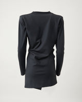 Gucci Black Wrap Style Mini Dress - M