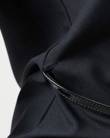 Gucci Black Wrap Style Mini Dress - M