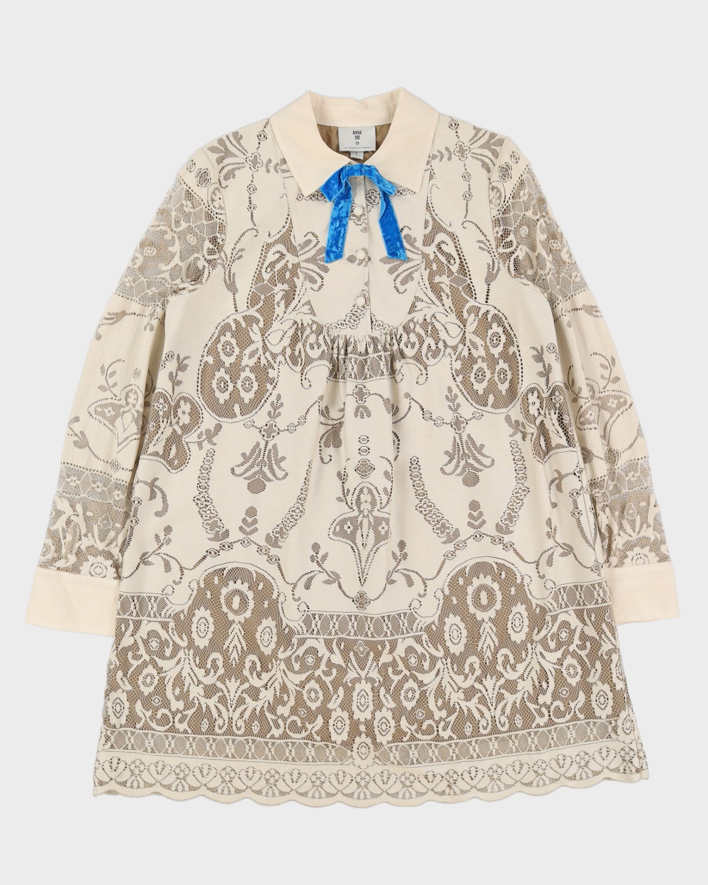 Anna Sui 20th Anniversary Collection Lace Dress - S Rokit Anna Sui 20th Anniversary Collection Lace Dress - S Rokit
