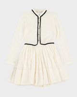 Maje White Lace Tea Dress - S
