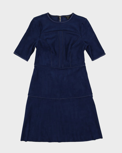 Guess Blue Faux Suede Dress - XS